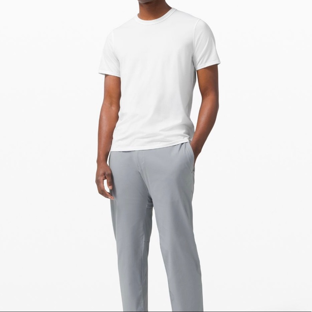White medium Lululemon Fundamental Tee
